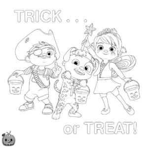 Cocomelon Halloween Coloring Book: SHAPES COLORING PAGES, 123 COLORING  PAGES, ABC COLORING PAGES, OTHER COLORING PAGES by Cocome
